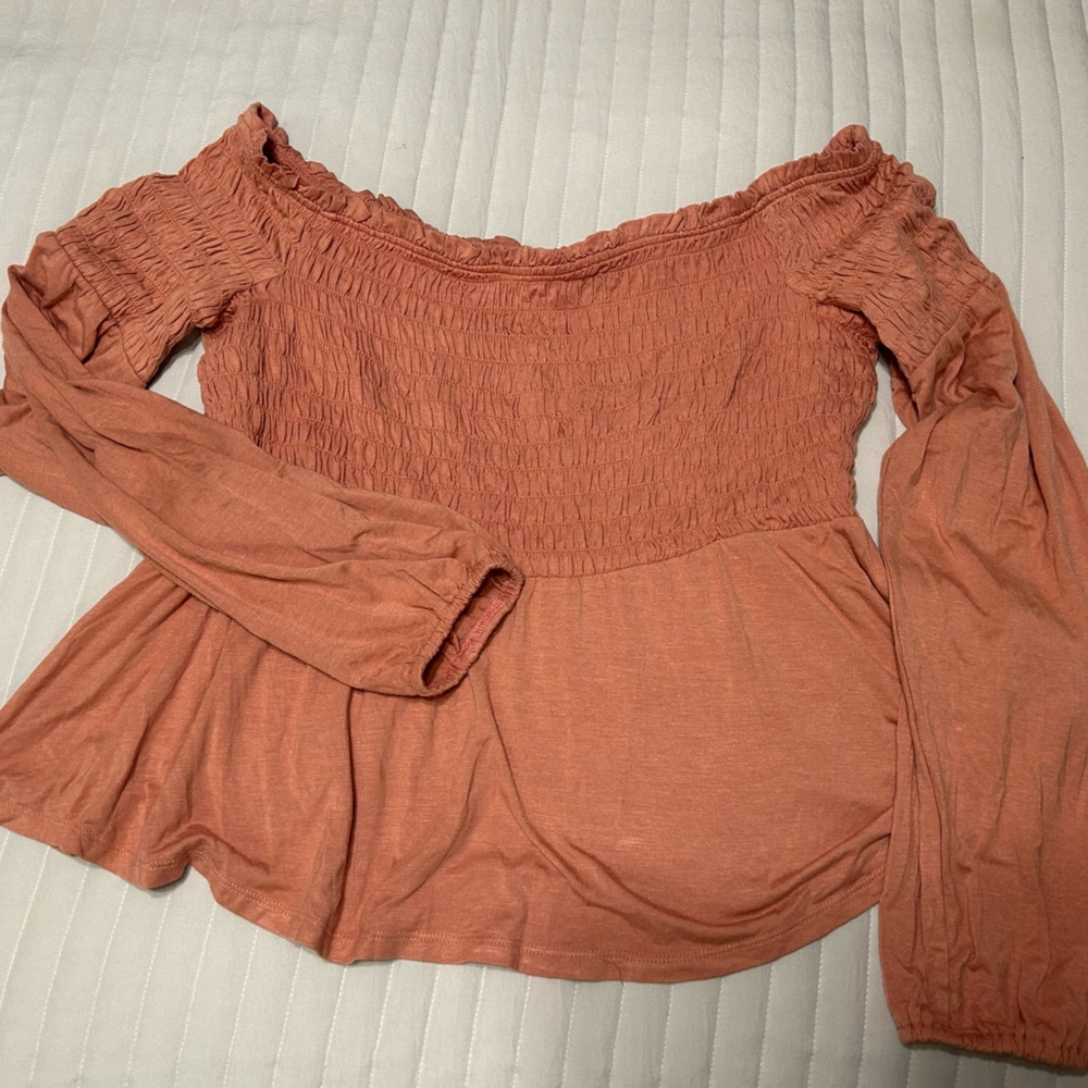 Peplum off the shoulder